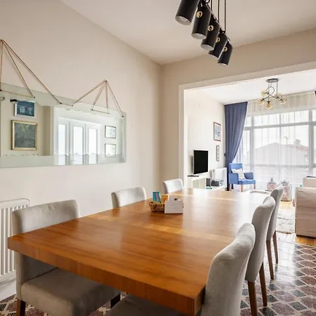 Elegant 3bd Bosphorus Views Chic Kadikoy #384 Апартаменты *